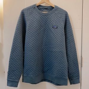 LL Bean quilt pattern sweatshirt